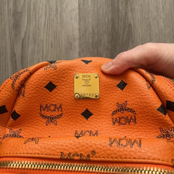 Authentic MCM mini backpack - Picture 2 of 6